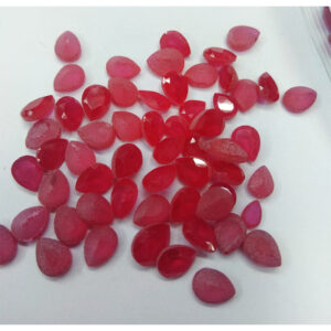 pear shape ruby imitation